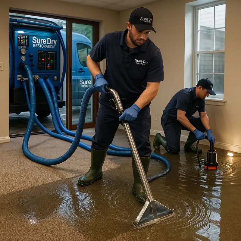 Water Extraction and Removal process in Fairfield, NJ